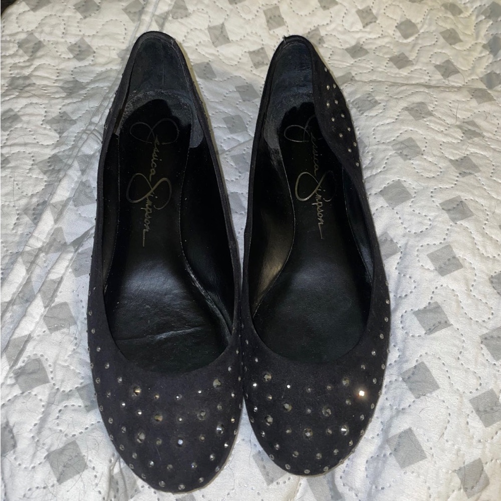 Jessica Simpson sparkle flats